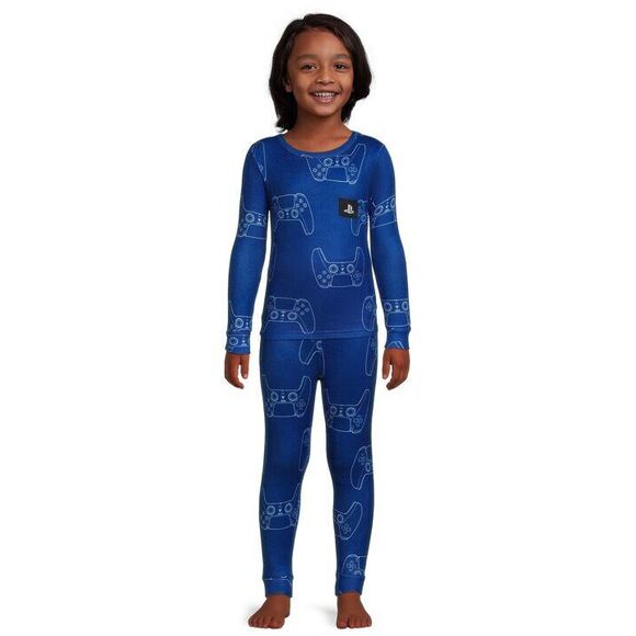 Sony Play Station Boys Long Sleeve 2-Pc Pajama Sleep Set, Size 4 (Playstation) - Picture 1 of 10